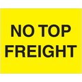 Box Partners 8 x 10 in. No Top Freight LabelsFluorescent Yellow DL1635